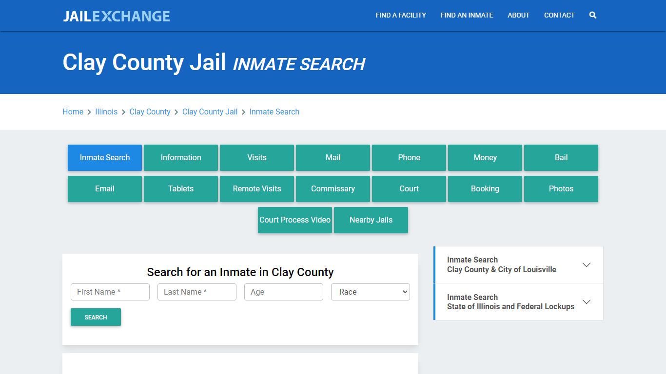 Clay County Jail, IL Inmate Search: Roster & Mugshots